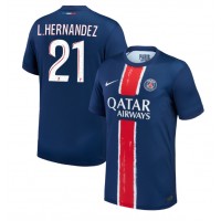 Dres Paris Saint-Germain Lucas Hernandez #21 Domáci 2024-25 Krátky Rukáv